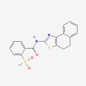 N-(4,5-dihydrobenzo[e][1,3]benzothiazol-2-yl)-2-methylsulfonylbenzamide