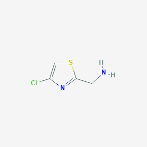 molecular formula C4H5ClN2S B2687483 (4-CHLOROTHIAZOL-2-YL)METHANAMINE CAS No. 1519240-83-5
