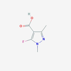 B2687565 5-fluoro-1,3-dimethyl-1H-pyrazole-4-carboxylic acid CAS No. 1027991-91-8