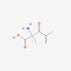 2-Amino-2,4-dimethyl-3-oxopent-4-enoic acid
