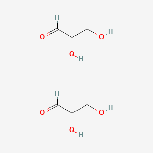 molecular formula C6H12O6 B2687760 2,3-dihydroxypropanal CAS No. 23147-59-3; 26793-98-6; 56-82-6