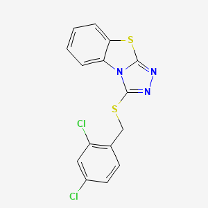 3-[(2,4-Dichlorobenzyl)sulfanyl][1,2,4]triazolo[3,4-b][1,3]benzothiazole