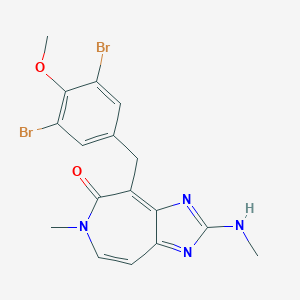 molecular formula C17H16Br2N4O2 B026878 Ceratamine A CAS No. 634151-15-8