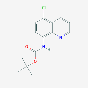 molecular formula C14H15ClN2O2 B2687824 tert-butyl N-(5-chloroquinolin-8-yl)carbamate CAS No. 1484591-53-8