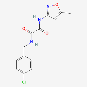 molecular formula C13H12ClN3O3 B2687848 N1-(4-chlorobenzyl)-N2-(5-methylisoxazol-3-yl)oxalamide CAS No. 919747-02-7