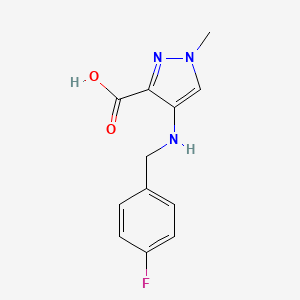 4-[(4-Fluorobenzyl)amino]-1-methyl-1H-pyrazole-3-carboxylic acid