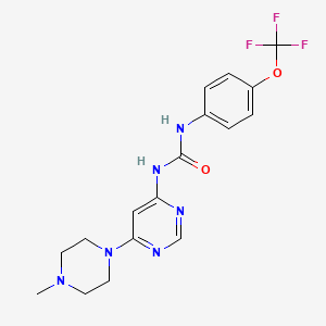1-(6-(4-Methylpiperazin-1-yl)pyrimidin-4-yl)-3-(4-(trifluoromethoxy)phenyl)urea