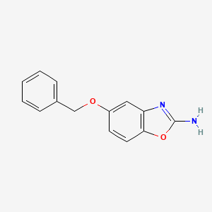 molecular formula C14H12N2O2 B2687983 5-(Benzyloxy)-1,3-benzoxazol-2-amine CAS No. 1820650-69-8