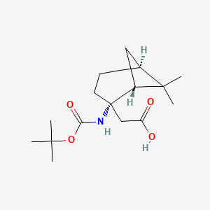 N-Boc-[(1R,2S,5S)-2-amino-6,6-dimethylbicyclo[3.1.1]hept-2-yl]acetic acid