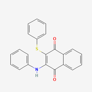 2-Anilino-3-(phenylsulfanyl)naphthoquinone