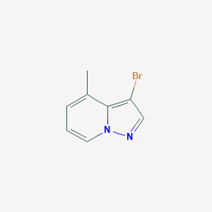 molecular formula C8H7BrN2 B2688178 3-Bromo-4-methylpyrazolo[1,5-A]pyridine CAS No. 1824298-53-4