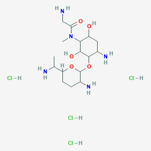 molecular formula C16H37Cl4N5O5 B026882 3-O-Demethylsporaricin A CAS No. 102735-33-1