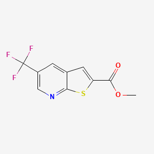 Methyl 5-(trifluoromethyl)thieno[2,3-b]pyridine-2-carboxylate