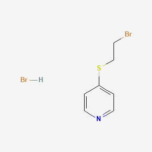 4-[(2-Bromoethyl)sulfanyl]pyridine hydrobromide