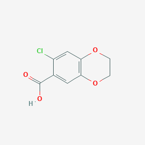 6-Chloro-2,3-dihydro-1,4-benzodioxine-7-carboxylic acid