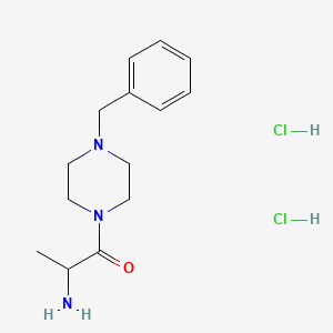 2-Amino-1-(4-benzylpiperazin-1-yl)propan-1-one dihydrochloride