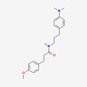 molecular formula C21H28N2O2 B2688263 N-(3-(4-(dimethylamino)phenyl)propyl)-3-(4-methoxyphenyl)propanamide CAS No. 953151-10-5