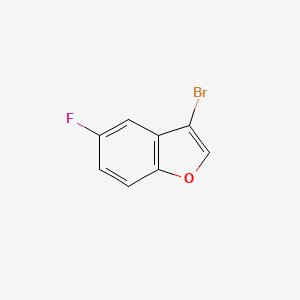 molecular formula C8H4BrFO B2688581 3-Bromo-5-fluoro-1-benzofuran CAS No. 1388031-11-5