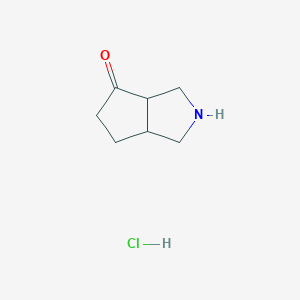 Hexahydrocyclopenta[C]pyrrol-4(2H)-one hydrochloride