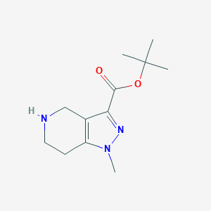 molecular formula C12H19N3O2 B2688690 Tert-butyl 1-methyl-4,5,6,7-tetrahydropyrazolo[4,3-c]pyridine-3-carboxylate CAS No. 2287318-67-4