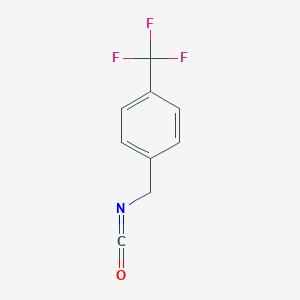molecular formula C9H6F3NO B026887 4-(Trifluoromethyl)benzyl isocyanate CAS No. 102422-55-9