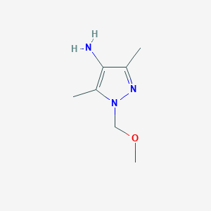 molecular formula C7H13N3O B2688763 1-(methoxymethyl)-3,5-dimethyl-1H-pyrazol-4-amine CAS No. 1006334-16-2