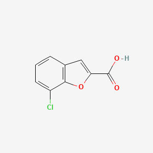 molecular formula C9H5ClO3 B2688829 7-Chlorobenzofuran-2-carboxylic acid CAS No. 63558-84-9