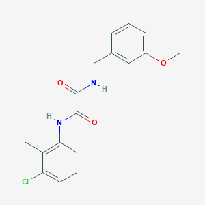 N1-(3-chloro-2-methylphenyl)-N2-(3-methoxybenzyl)oxalamide