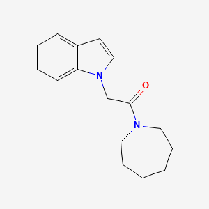 molecular formula C16H20N2O B2688854 1-(2-azepan-1-yl-2-oxoethyl)-1H-indole CAS No. 754235-39-7