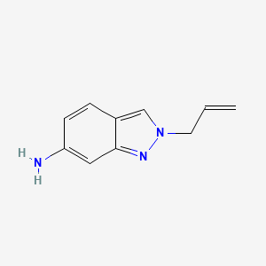molecular formula C10H11N3 B2688893 2-Allyl-2H-indazol-6-amine CAS No. 2137823-23-3