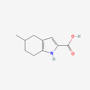 molecular formula C10H13NO2 B2688895 5-Methyl-4,5,6,7-tetrahydro-1H-indole-2-carboxylic acid CAS No. 1403469-45-3