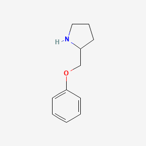 molecular formula C11H15NO B2688903 2-(Phenoxymethyl)pyrrolidine CAS No. 383127-73-9