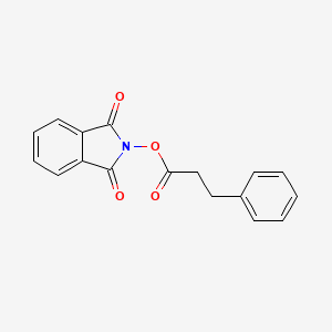 molecular formula C17H13NO4 B2688914 1,3-Dioxoisoindolin-2-yl 3-phenylpropanoate CAS No. 84379-71-5