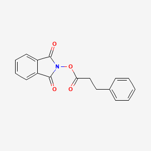 molecular formula C17H13NO4 B2688914 (1,3-Dioxoisoindol-2-yl) 3-phenylpropanoate CAS No. 84379-71-5
