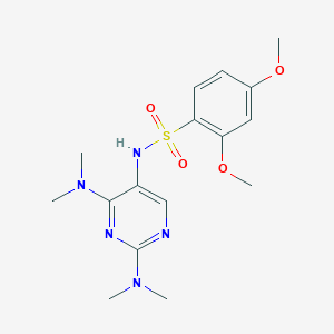 N-(2,4-bis(dimethylamino)pyrimidin-5-yl)-2,4-dimethoxybenzenesulfonamide