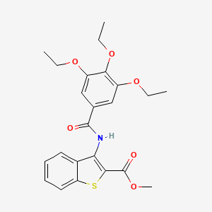 Methyl 3-(3,4,5-triethoxybenzamido)benzo[b]thiophene-2-carboxylate