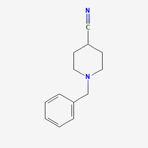 molecular formula C13H16N2 B2688994 1-Benzylpiperidine-4-carbonitrile CAS No. 62718-31-4
