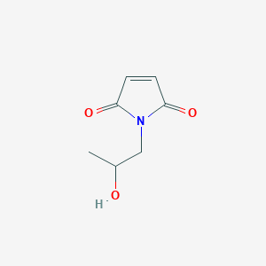 molecular formula C7H9NO3 B2689109 1-(2-hydroxypropyl)-2,5-dihydro-1H-pyrrole-2,5-dione CAS No. 204439-19-0