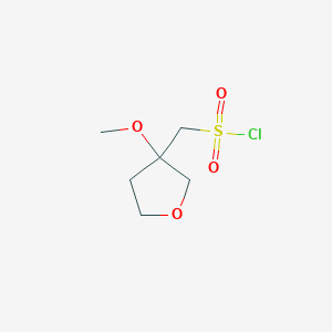(3-Methoxyoxolan-3-yl)methanesulfonyl chloride