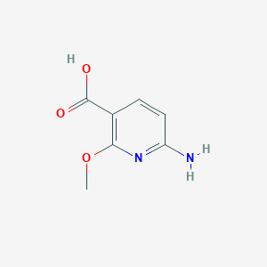 molecular formula C7H8N2O3 B2689246 6-Amino-2-methoxynicotinic Acid CAS No. 1060806-77-0