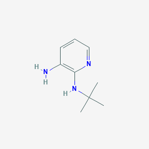 molecular formula C9H15N3 B2689263 N2-(tert-Butyl)pyridine-2,3-diamine CAS No. 1022146-68-4