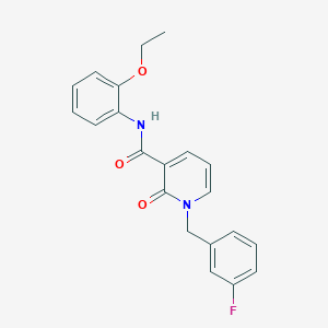 molecular formula C21H19FN2O3 B2689402 N-(2-ethoxyphenyl)-1-[(3-fluorophenyl)methyl]-2-oxo-1,2-dihydropyridine-3-carboxamide CAS No. 946245-85-8