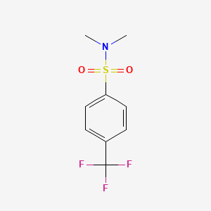 molecular formula C9H10F3NO2S B2689433 N,N-dimethyl-4-(trifluoromethyl)benzene-1-sulfonamide CAS No. 1263276-85-2