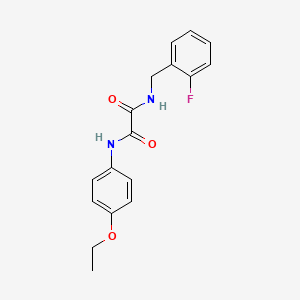 molecular formula C17H17FN2O3 B2689665 N1-(4-ethoxyphenyl)-N2-(2-fluorobenzyl)oxalamide CAS No. 838894-78-3