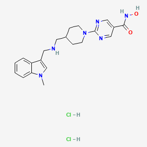 molecular formula C21H27ClN6O2 B2689684 Quisinostat dihydrochloride CAS No. 875320-31-3