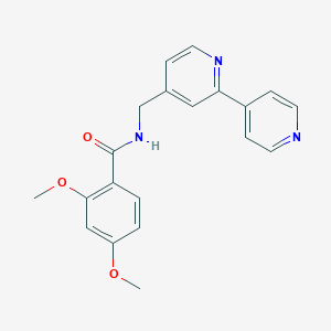 molecular formula C20H19N3O3 B2689737 N-([2,4'-bipyridin]-4-ylmethyl)-2,4-dimethoxybenzamide CAS No. 2034305-74-1