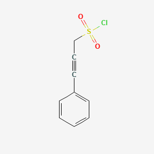 3-Phenylprop-2-yne-1-sulfonyl chloride