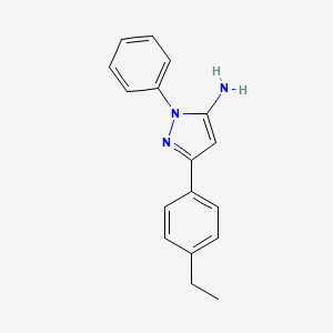 3-(4-ethylphenyl)-1-phenyl-1H-pyrazol-5-amine