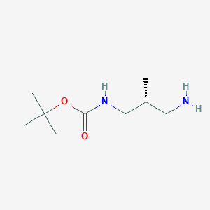 tert-butyl N-[(2R)-3-amino-2-methylpropyl]carbamate