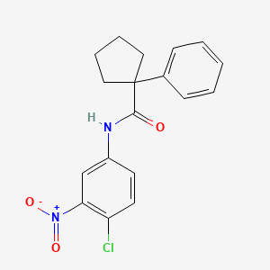N-(4-Chloro-3-nitrophenyl)(phenylcyclopentyl)formamide